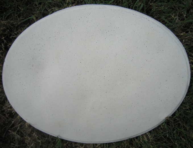 Plaque - Raw Oval Horizontal Medium For Mosaicing Or Self Decorating - Click Image to Close